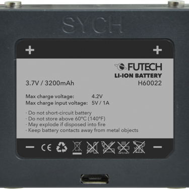 Li-Ion batterij 3.7V 3200mAh