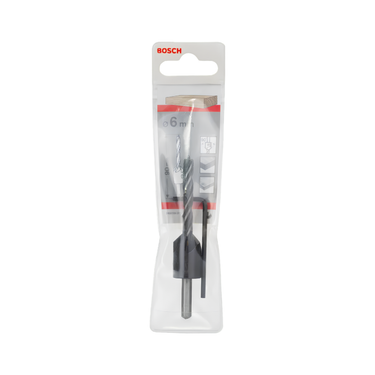 Bosch Houtspiraalboor 6 mm met verzinkboor