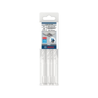 SDS plus-5X Hamerboor, 14 x 100 x 160 mm, 10-delig