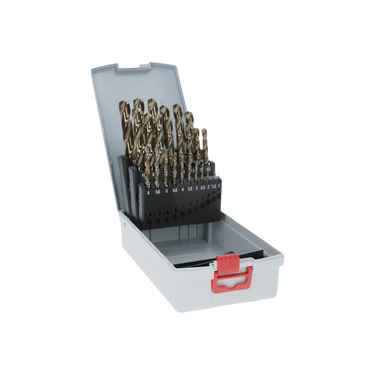 PRO Stainless Steel HSS Co Spiraalboorset 25 Delig