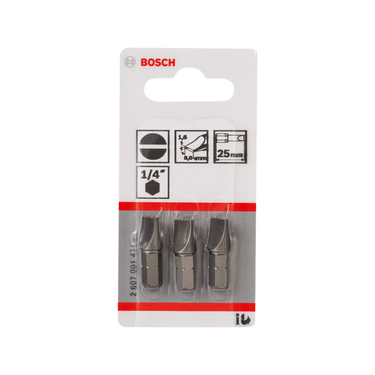 Bit S 1,6 x 8,0 mm - 3st
