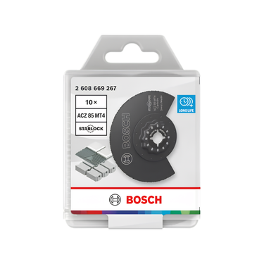 Segmentzaagblad Mortel - ACZ 85 MT4 - 85 mm - 10 Stuks