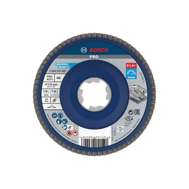 Bosch PRO X571 lamellenschijf 115 mm G40 X-Lock