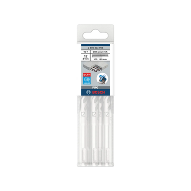 SDS plus-5X Hamerboor, 12 x 100 x 160 mm, 10-delig