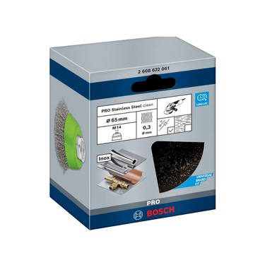 Bosch PRO RVS Komborstel 65,75 x 0,3 mm