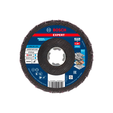 Bosch EXPERT N475 SCM X-LOCK 125 mm, zeer fijne schuurschijf