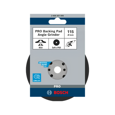 PRO Steunpad Zacht 115 mm M14