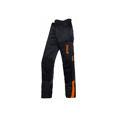 Broek met tailleband DYNAMIC (klasse 2), antraciet/oranje