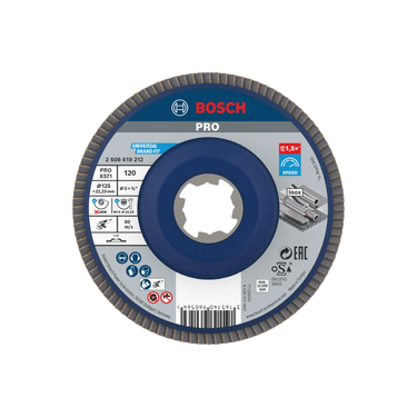 Bosch PRO X571 lamellenschijf 125 mm G120 X-Lock