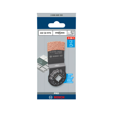 Multitoolzaagblad Minerale Materialen - AIZ 32 RT5 - 32 x 30 mm