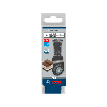 Multitoolzaagblad Hout - AIZ 32 BSPIB - 32 x 50 mm - 10 Stuks