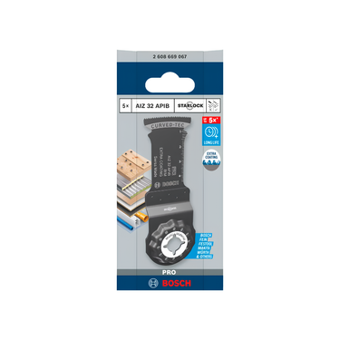 Multitoolzaagblad Multi Materiaal - AIZ 32 APIB - 32 x 50 mm - 5 Stuks