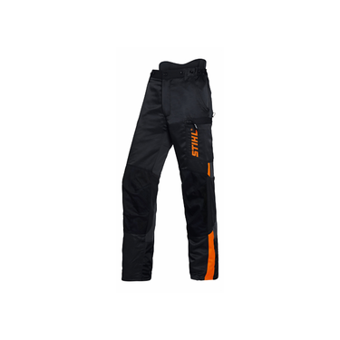 Broek met tailleband DYNAMIC (klasse 1), antraciet/oranje