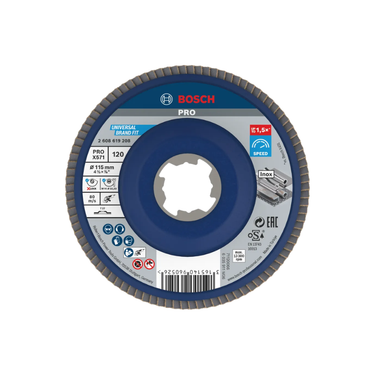 Bosch PRO X571 lamellenschijf 115 mm G120 X-Lock