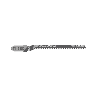Decoupeerzaagblad Wood - T 119 BO - 83 mm