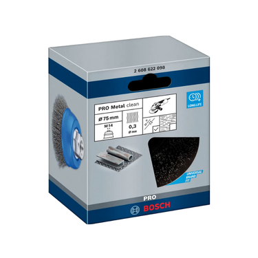 Bosch PRO Metal Clean Komborstel 70 x 0,3 mm