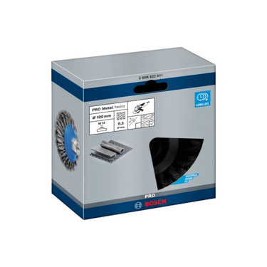 Bosch PRO Metal Heavy Schuine Borstel 100×0,5 mm