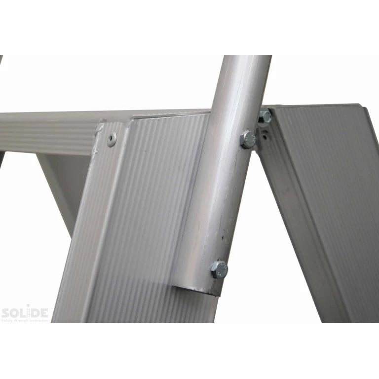 SOLIDE Dubbele trapladder 2x5 treden