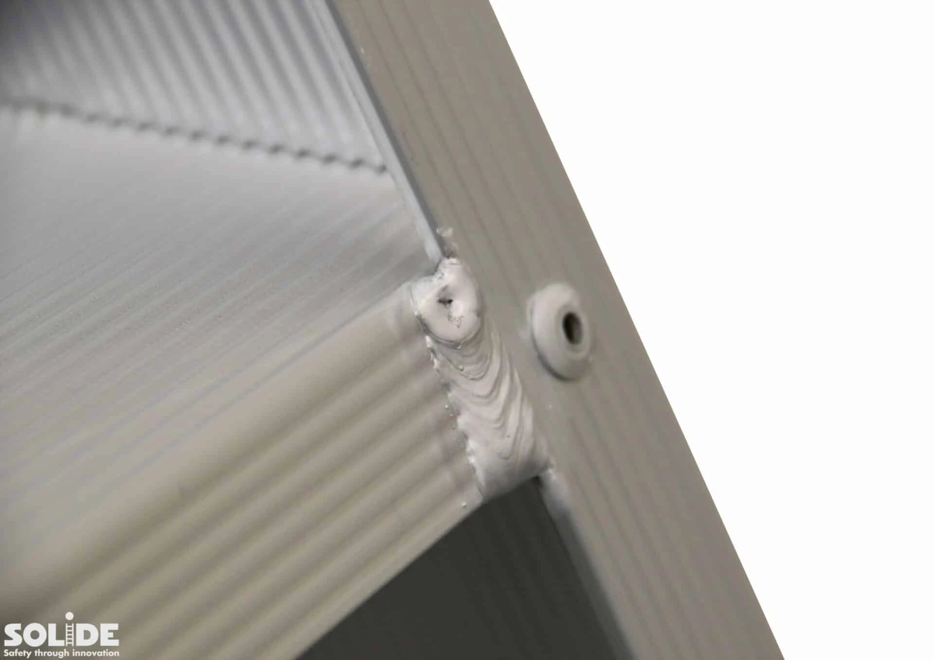 SOLIDE Dubbele trapladder 2x4 treden