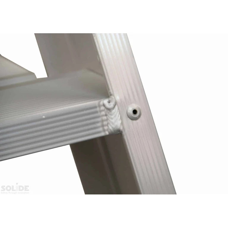 SOLIDE Dubbele trapladder 2x5 treden