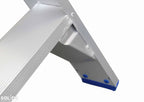 SOLIDE Dubbele trapladder 2x4 treden