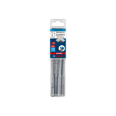Betonboor SDS plus-7X - 7 mm x 100 mm x 165 mm