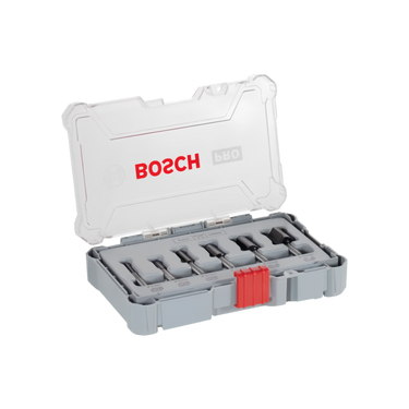 Frezenset recht, schacht 6 mm, 6-delig