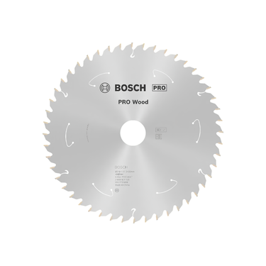 Zaagblad Hout - 184 mm x 16 mm x 48T