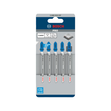 Decoupeerzaagblad Metaalbewerking - PRO T 118 EOF - 83 mm - 5 stuks