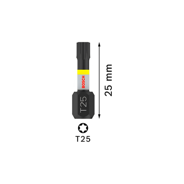 Bit T25 - 25 mm - 2st