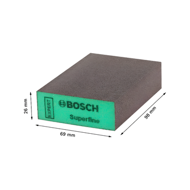 EXPERT S471 Standaard Schuimschuurblok 26 x 69 x 97 mm