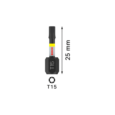 Bit T15 - 25 mm - 2st