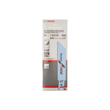 Reciprozaagblad Dun Metaal - PRO S 522 AF - 100 mm -2 / 5 Stuks