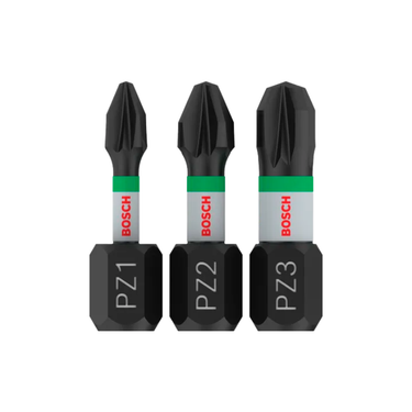 Bitset PZ1, PZ2, PZ3 - 25 mm - 3st