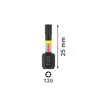 Bit T20 - 25 mm - 2st