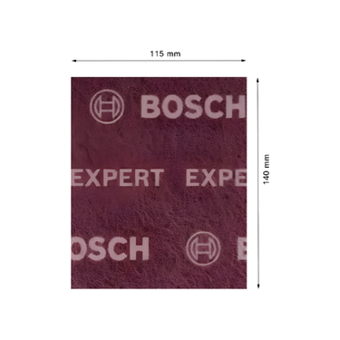 EXPERT N880 Vliespad Voor Handmatig Schuren 115 x 140 mm, Zeer fijn A