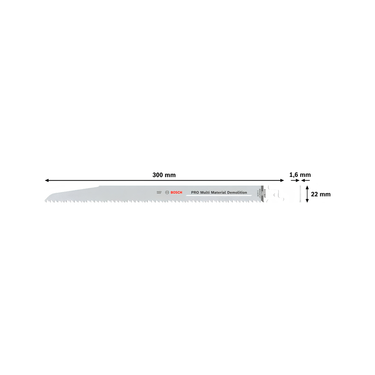 Reciprozaagblad Multi Material Demolition S1210VF - 300 mm - 5 stuks
