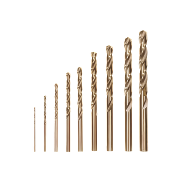 PRO Stainless Steel HSS Co Spiraalboorset 10 Delig