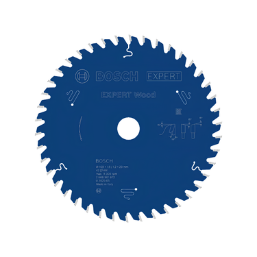 Zaagblad Hout - 168 mm x 20 mm x 42T