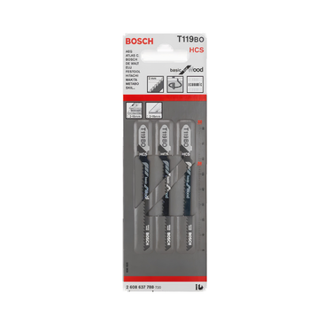 Decoupeerzaagblad Wood - T 119 BO - 83 mm