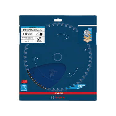 Zaagblad Multi Material - 254 mm x 30 mm x 80T