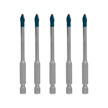 EXPERT HEX-9 Hard Ceramic Boorset 5 mm, 90 mm (5 stuks)