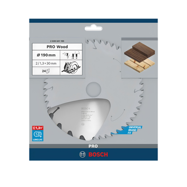 Zaagblad Wood - 190 mm x 30 mm x 24T