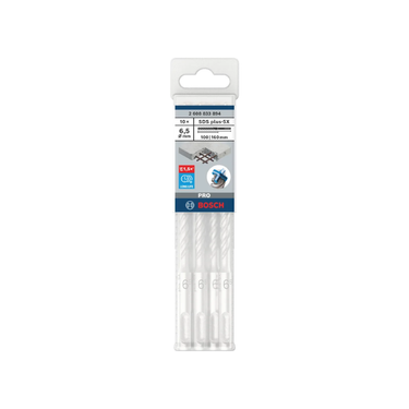 Betonboor SDS plus-5X - 6,5 mm x 100 mm x 160 mm - 10-delig