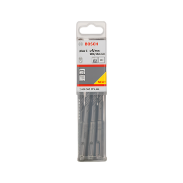 Betonboor SDS plus-5 - 8 mm x 100 mm x 165 mm- 10-delig