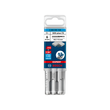 Betonboor SDS plus-7X - 6 mm x 150 mm x 215 mm