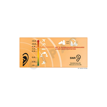 SECURX Foam oordopjes 34 SNR - EN352-2 -
