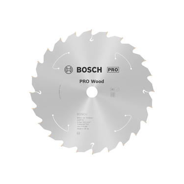 Zaagblad Hout - 184 mm x 16 mm x 24T