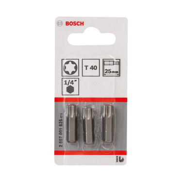 Bit T40 - 25 mm - 3st