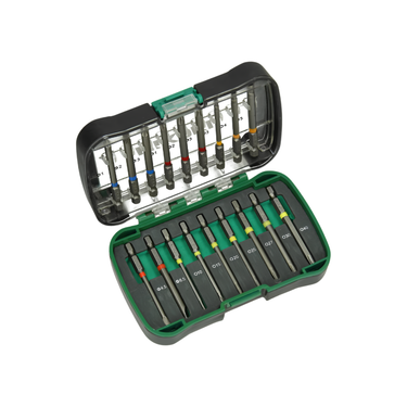 Bitset PH - PZ - Sleuf - Hex - Torx - 75 mm - 18st